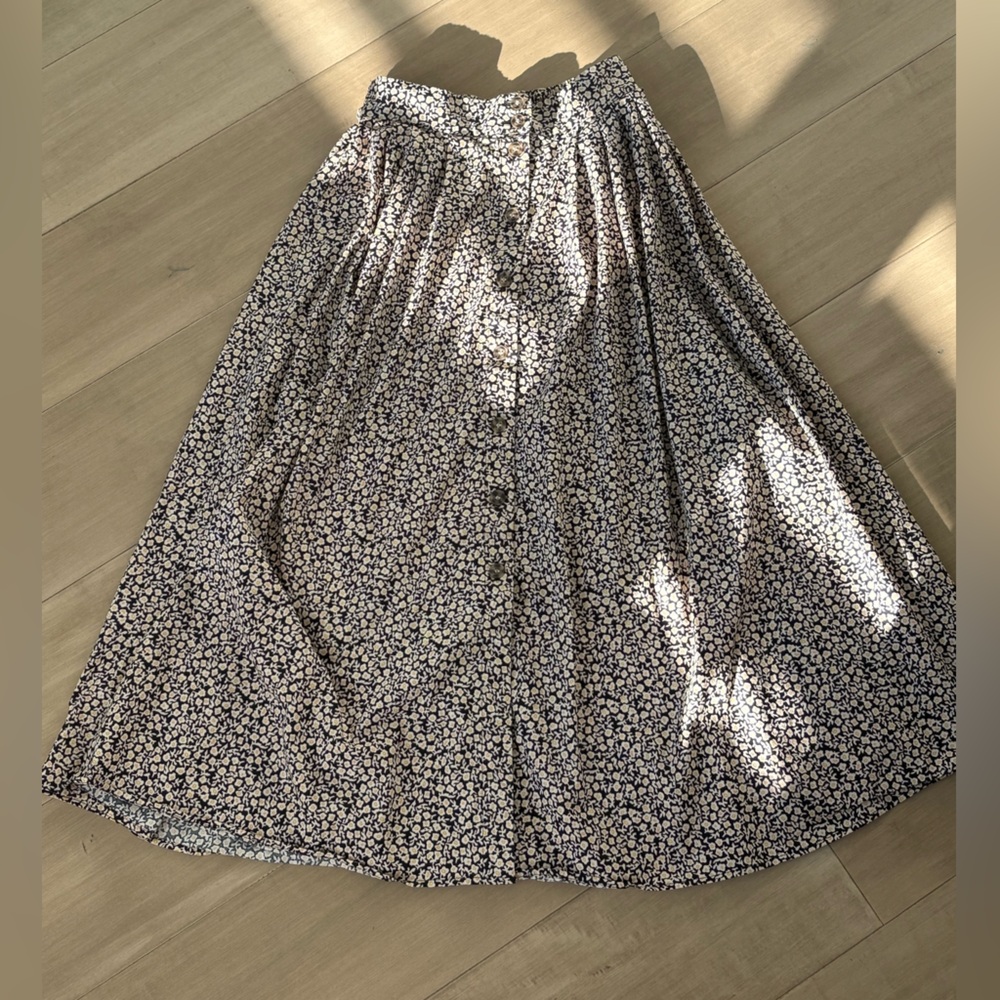 H&M Floral Maxi Skirt